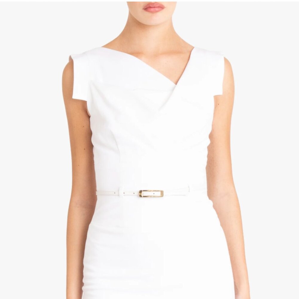 Black Halo Jackie O Dress in White - NWT - Size 10